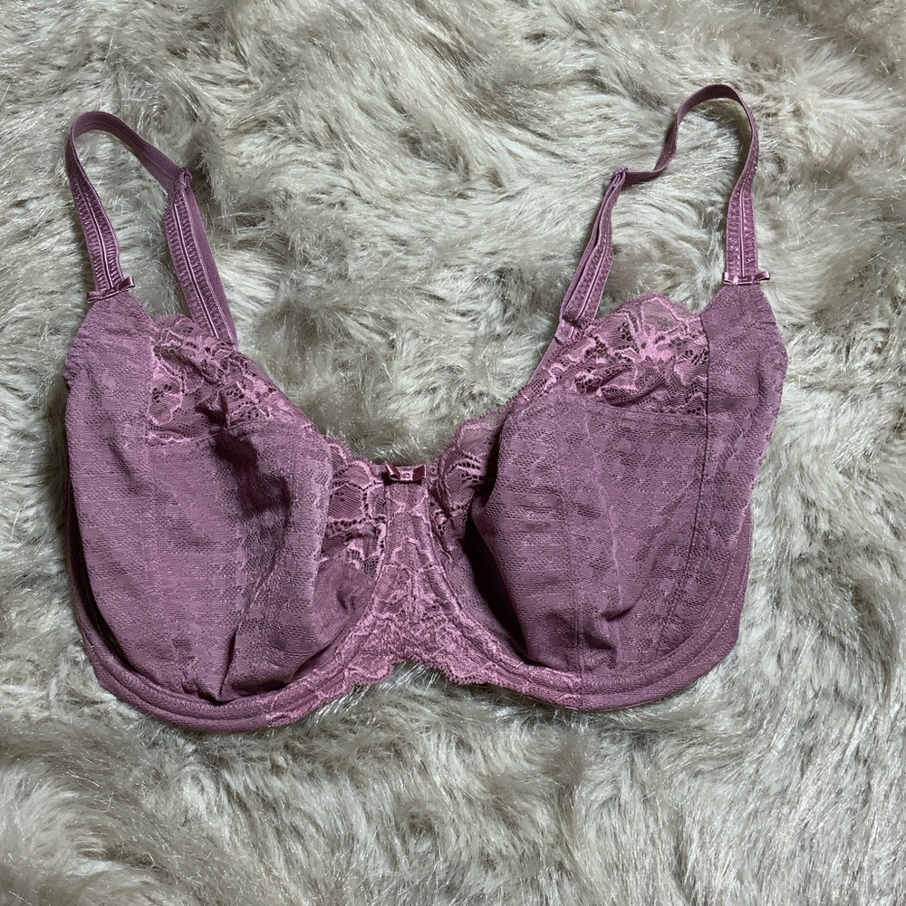 Panache Mauve Lace Bra